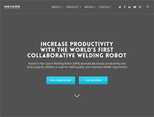 Tablet Screenshot of novarctech.com